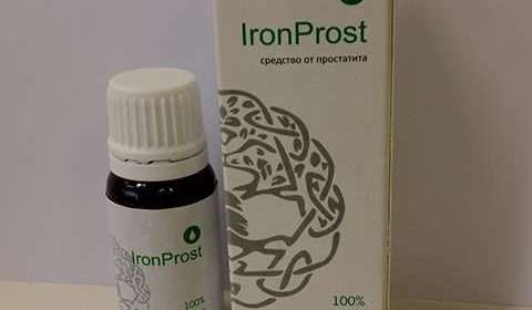 Внешний вид средства IronProst от простатита